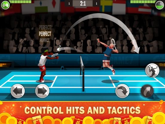 Badminton League game screenshot