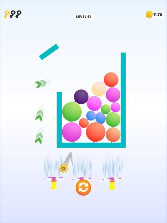 Balloon Slicer 3D game screenshot