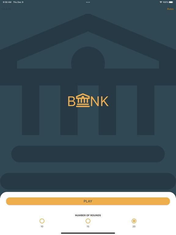 BANK! game screenshot
