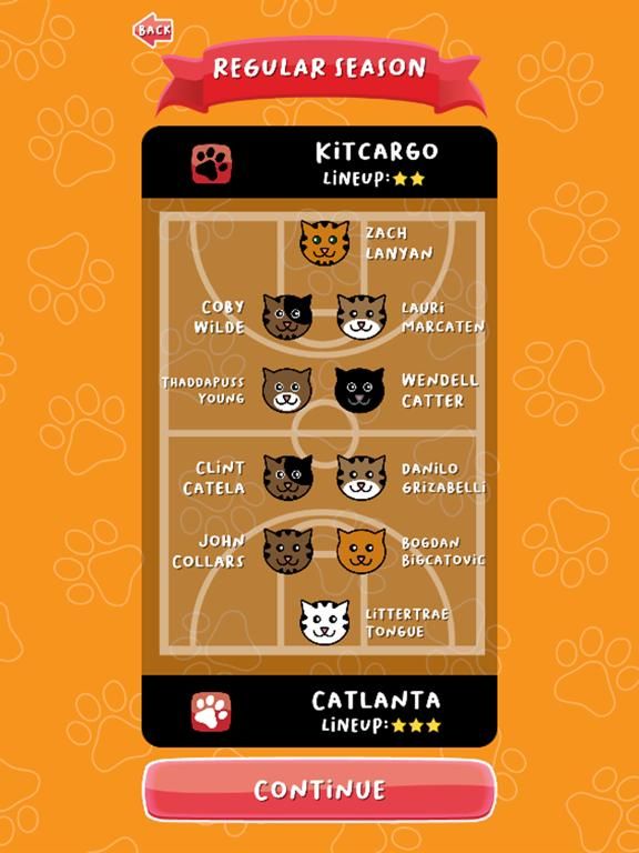 BasCATball Coach game screenshot