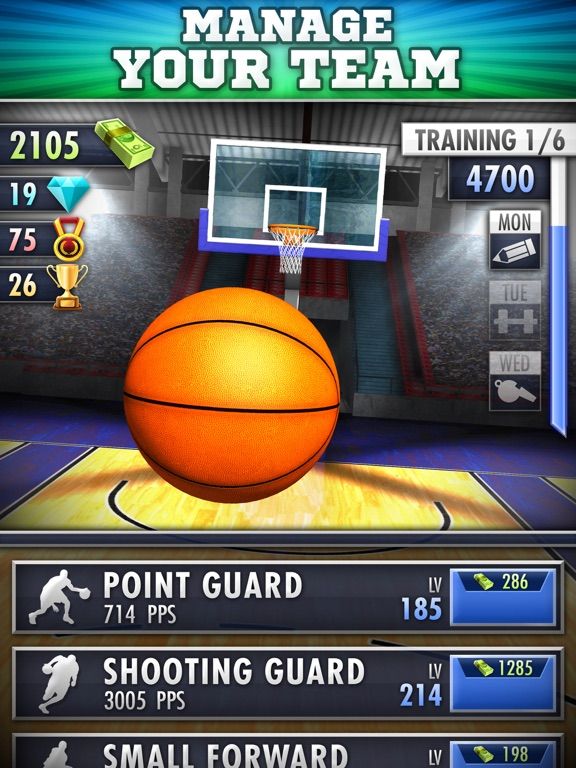 Basketball Clicker game screenshot