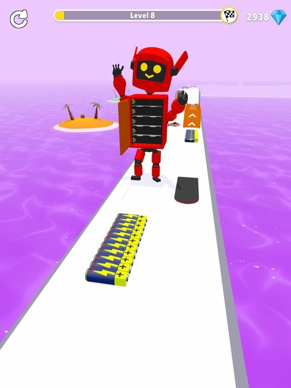 Battery Run 3D game screenshot