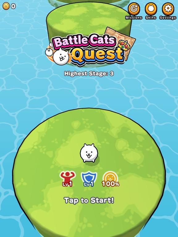 Battle Cats Quest game screenshot