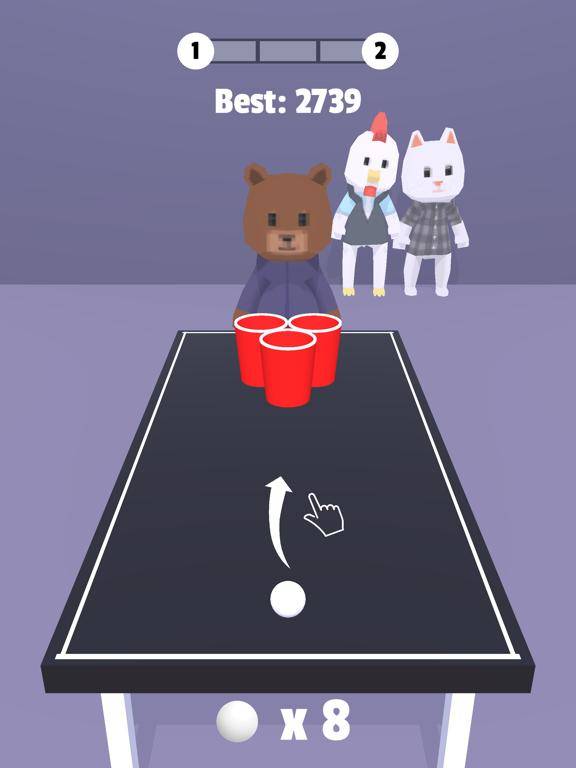 Beer Pong. game screenshot