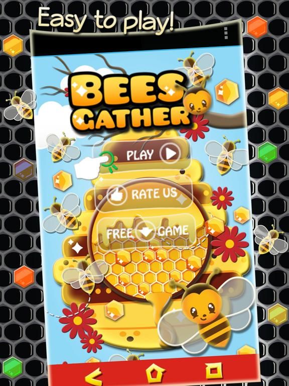 Bees Gather Honey App Screenshot