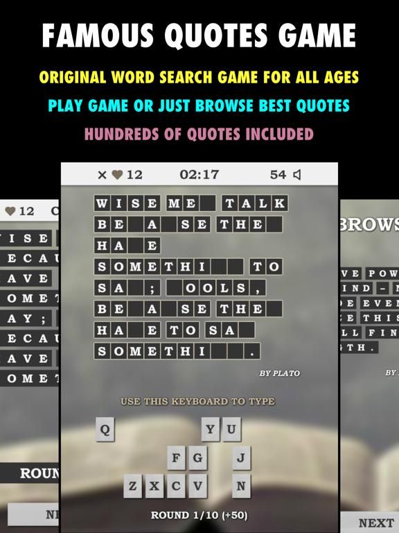 Best Quotes Guessing Game PRO game screenshot