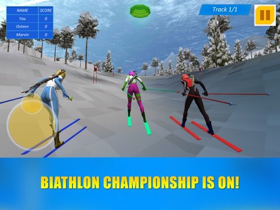 Biathlon Winter Sports 3D App Screenshot