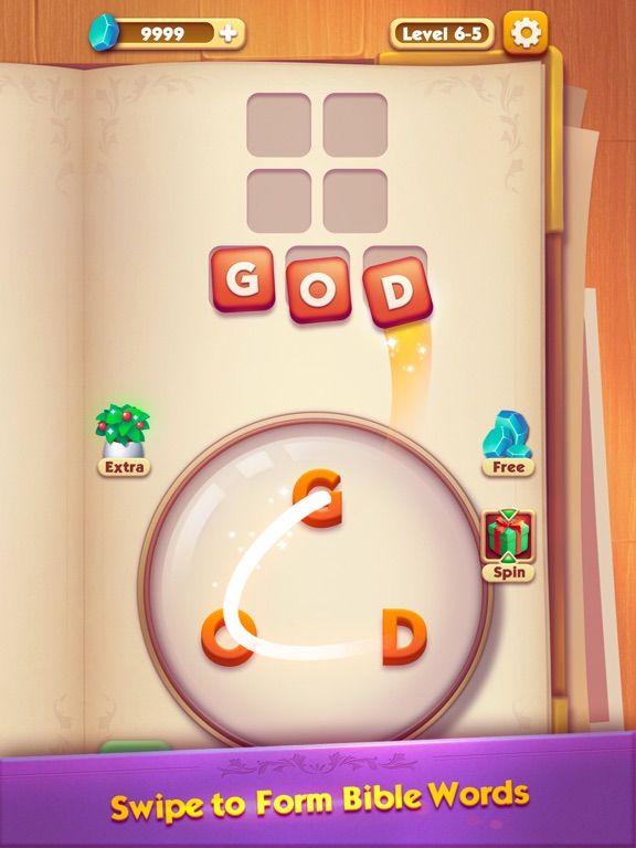 Bible Word Puzzle game screenshot