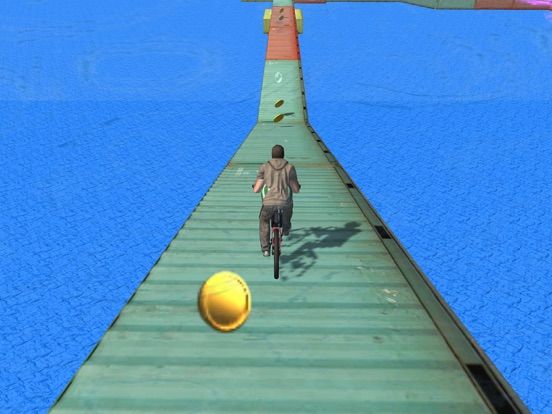 Bicycle Underwater Race 3D game screenshot