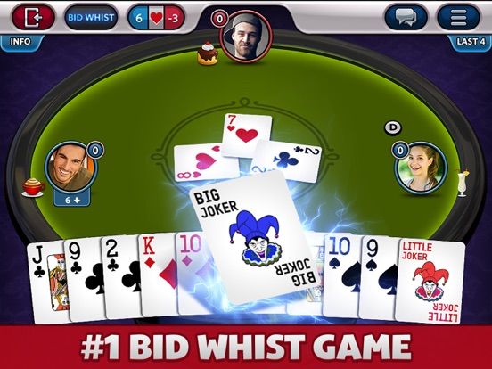 Bid Whist Plus game screenshot