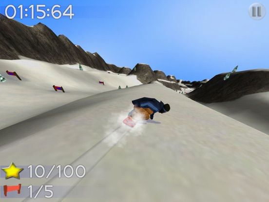 Big Mountain Snowboarding Lite game screenshot