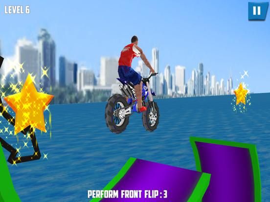 Bike Diving Flip Stunt game screenshot