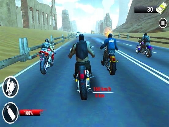 Bike Highway Fight Sport Pro game screenshot