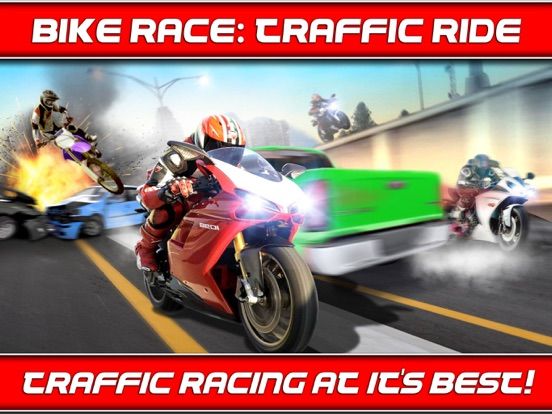 Bike Traffic Race Mania a Real Endless Road Racing Run Game game screenshot