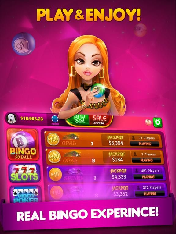 Bingo 90 Live HD game screenshot