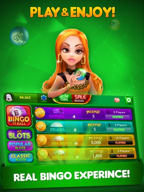Bingo City Live HD 75 game screenshot