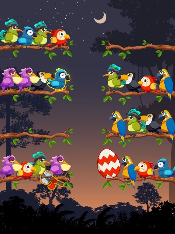 Bird Sort Color Puzzle Game game screenshot