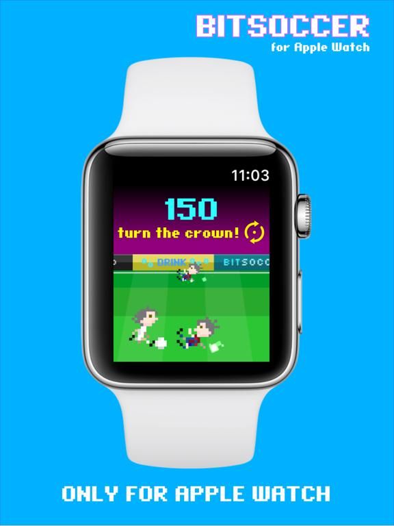 Bit Soccer game for Apple Watch game screenshot