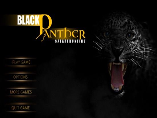 Black Panther Safari Hunting App Screenshot