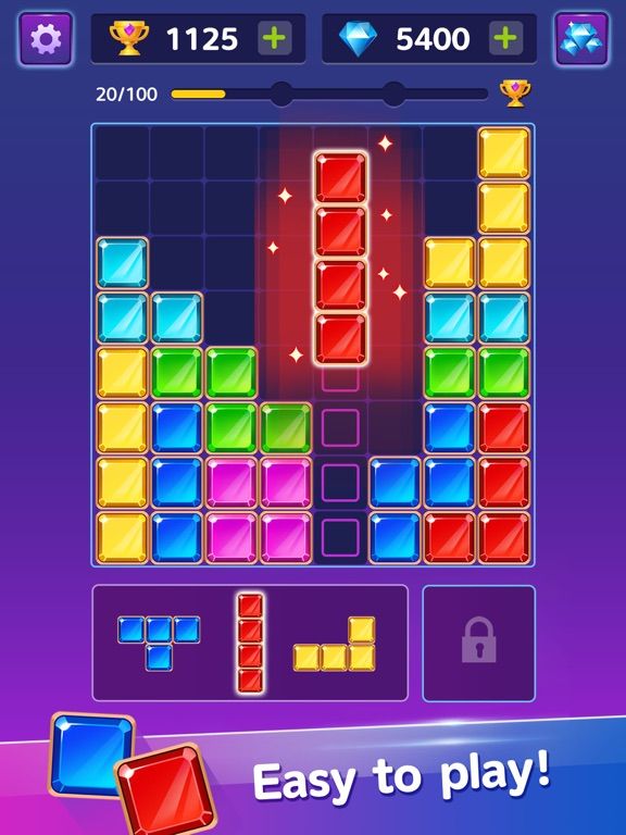 Bling block game screenshot