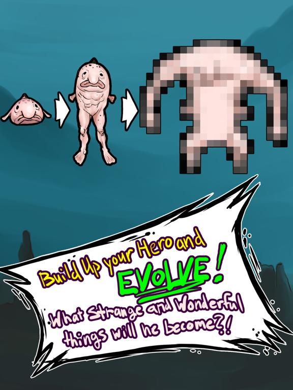 Blobfish Evolution game screenshot