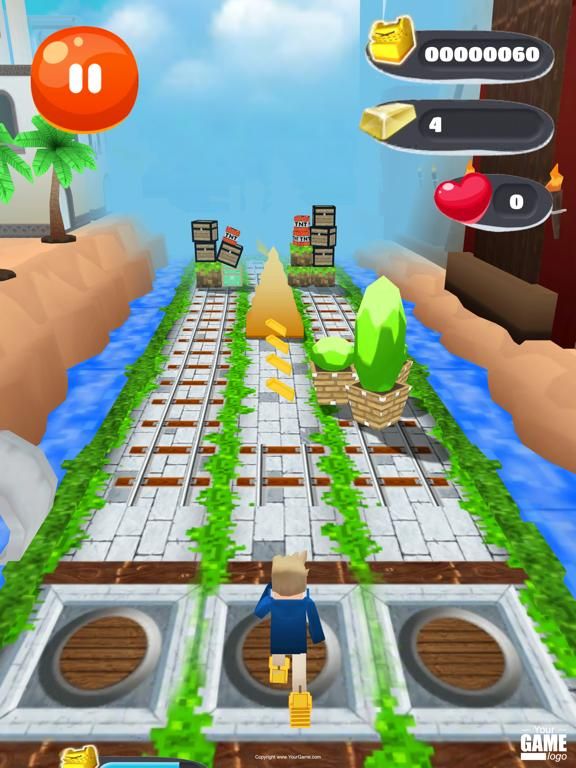 Block Craft Runner Escape App Screenshot