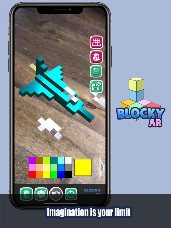 Blocky AR game screenshot