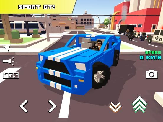 Blocky Car Racer game screenshot