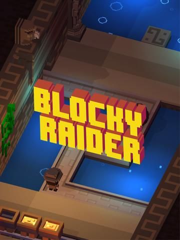 Blocky Raider game screenshot
