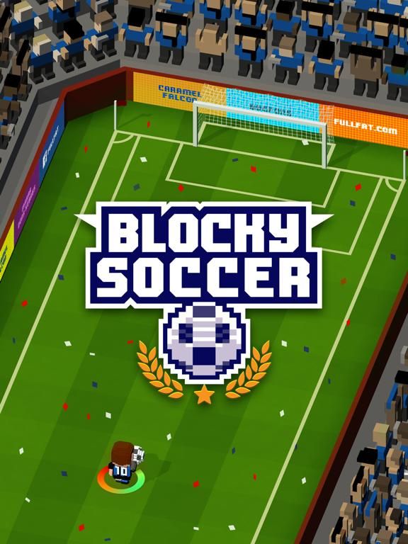 Blocky Soccer game screenshot