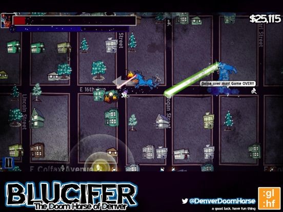 Blucifer App Screenshot
