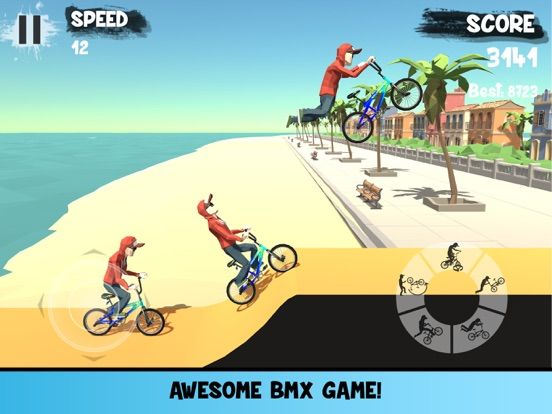 BMX Boss Flip game screenshot