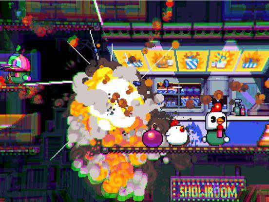 Bomb Chicken game screenshot