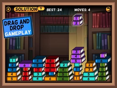 Book Towers game screenshot