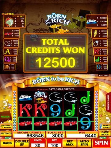Born to be Rich Slot Machine game screenshot