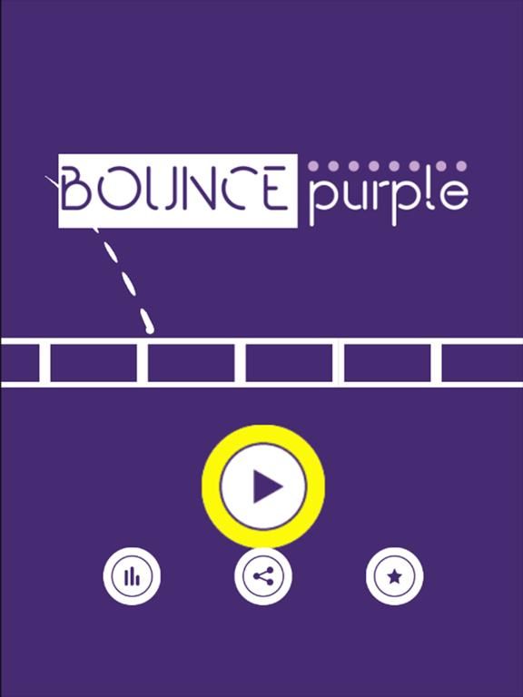 Bounce Purple game screenshot