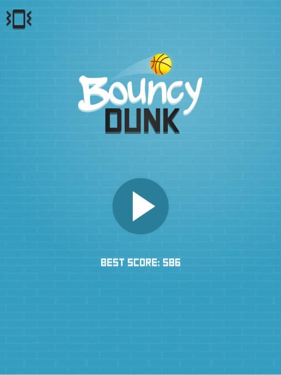Bouncy-Dunk App Screenshot