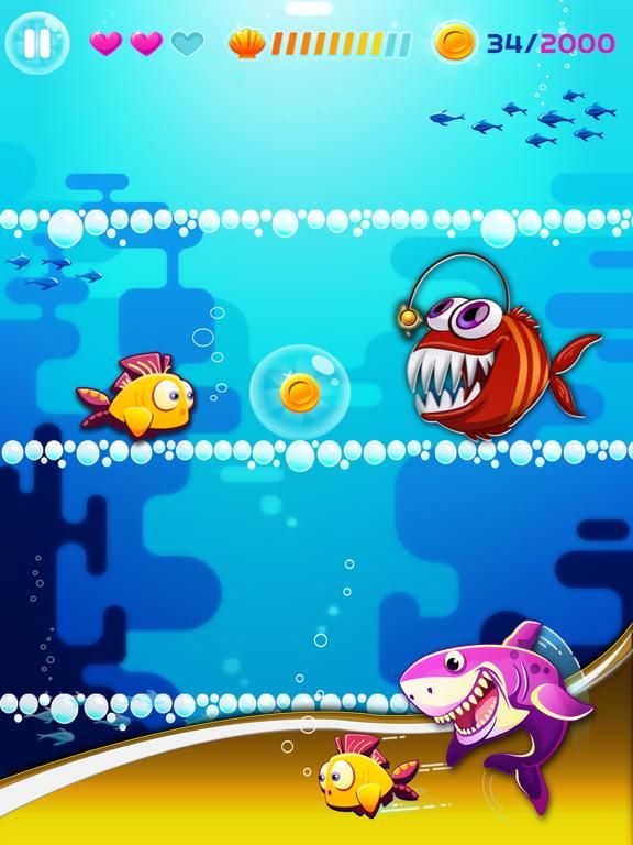 Bouncy Fish Adventures App Screenshot