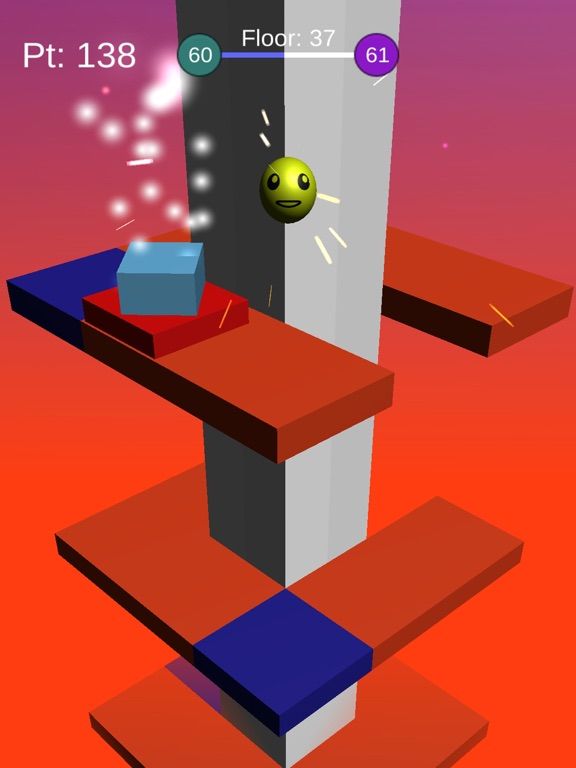 Box Helix Jump game screenshot
