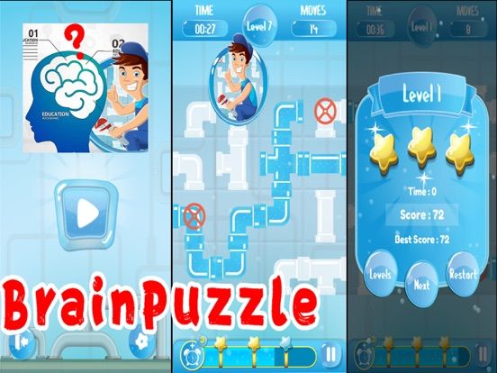 Brain Puzzle Out Work game screenshot