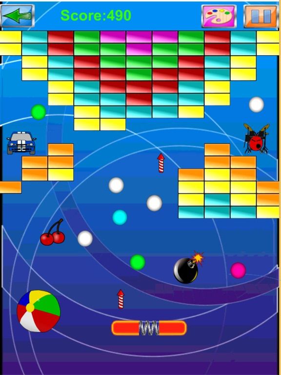 Brick Breaker, Pro game screenshot