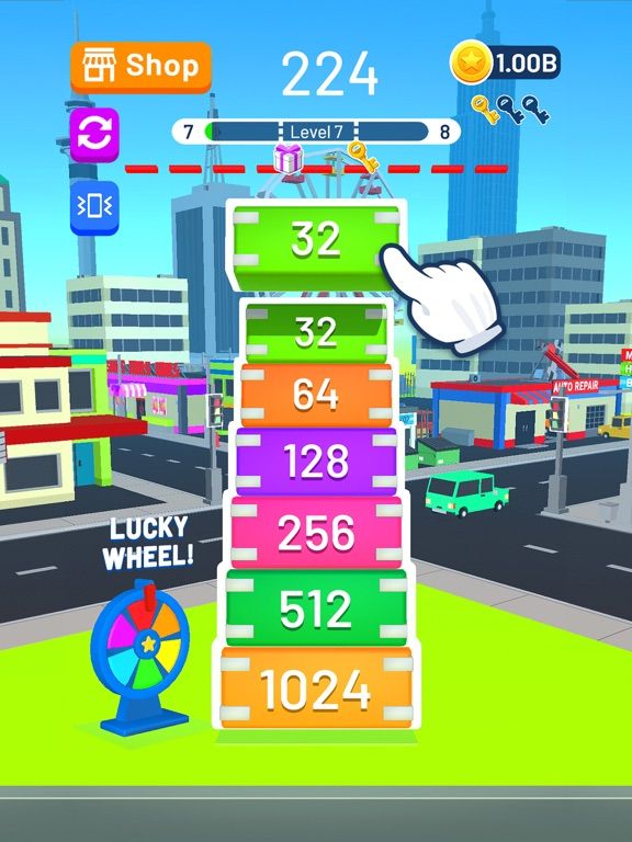 Brick Merge 3D App Screenshot