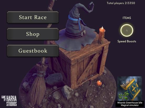 Broom Race game screenshot