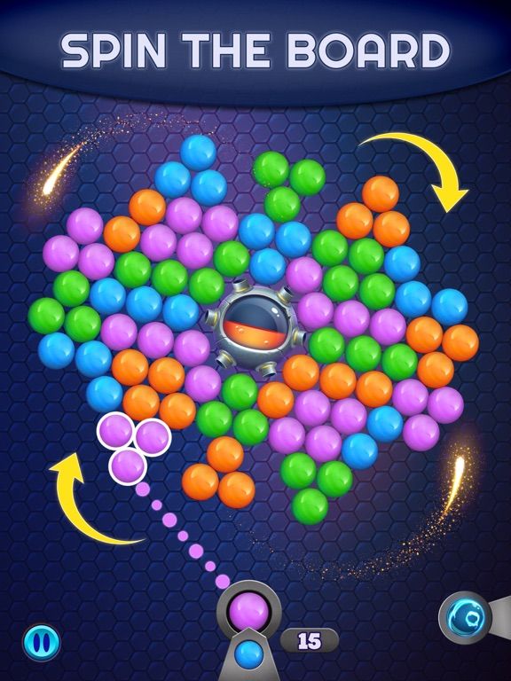 Bubble Pop Spinner App Screenshot