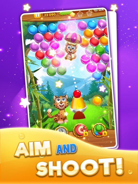 Bubble Pop: Wild Rescue game screenshot