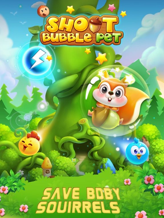 Bubble Shoot Pet game screenshot