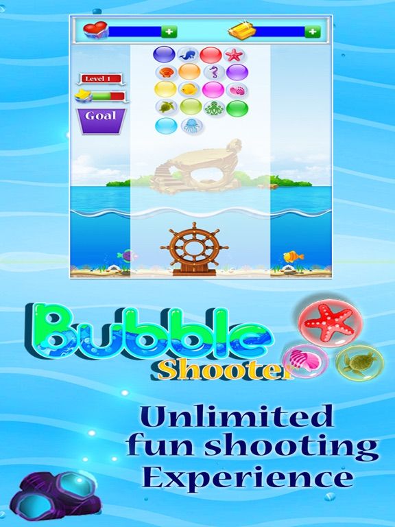 Bubble Shooter Mermaid game screenshot