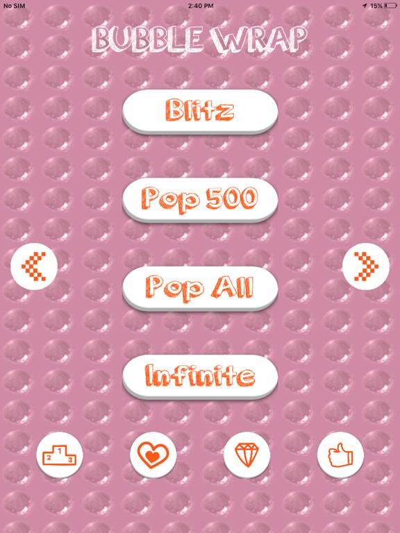 Bubble Wrap App Screenshot