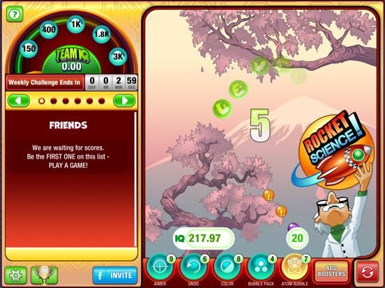 Bubbles IQ game screenshot