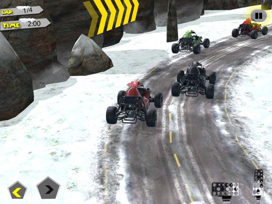 Buggy Car Snow Downhill Racing game screenshot